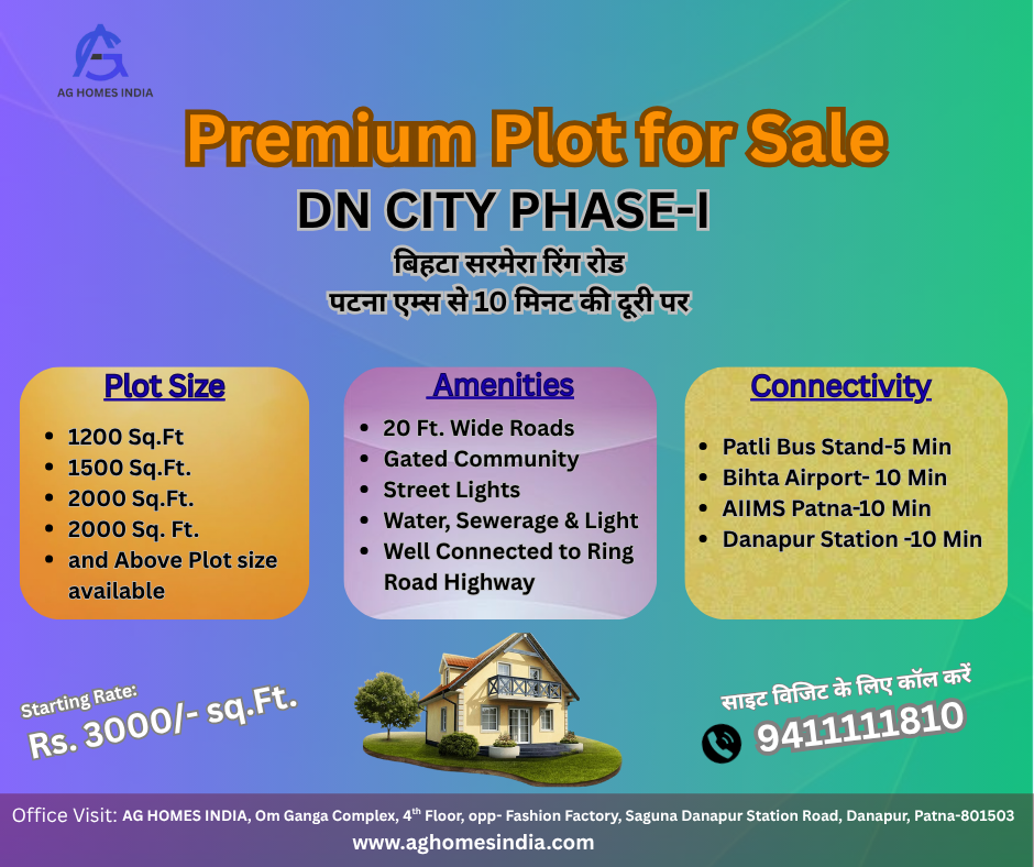 Premium Residential Plots for Sale at DN City Phase-I