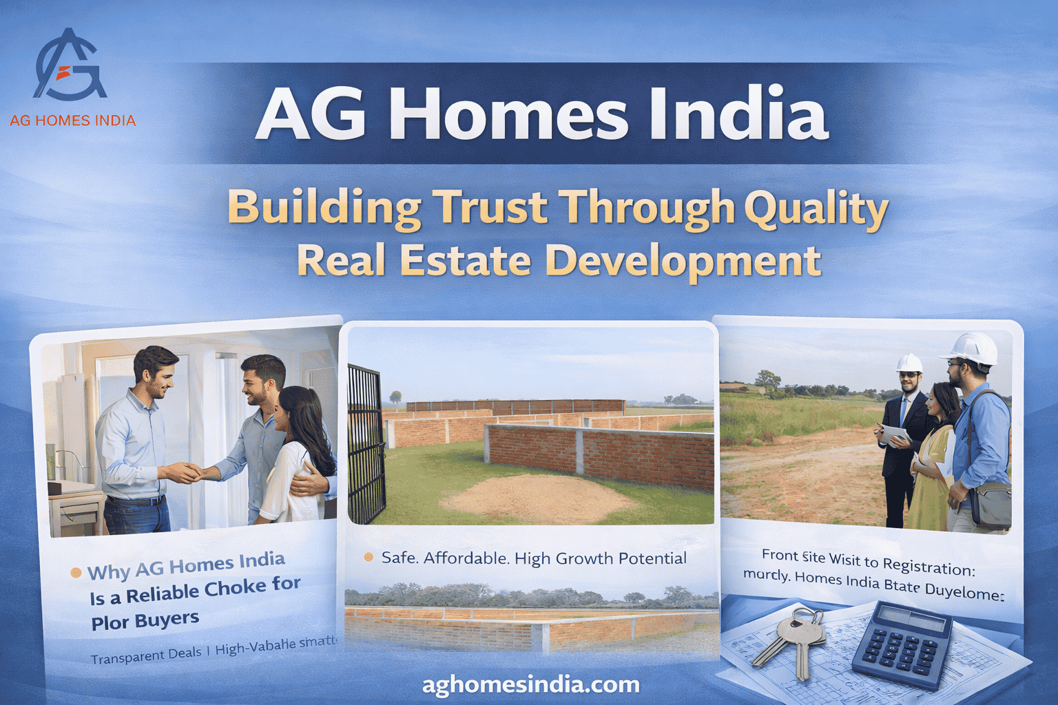 Why AG Homes India Is a Reliable Choice for Plot Buyers